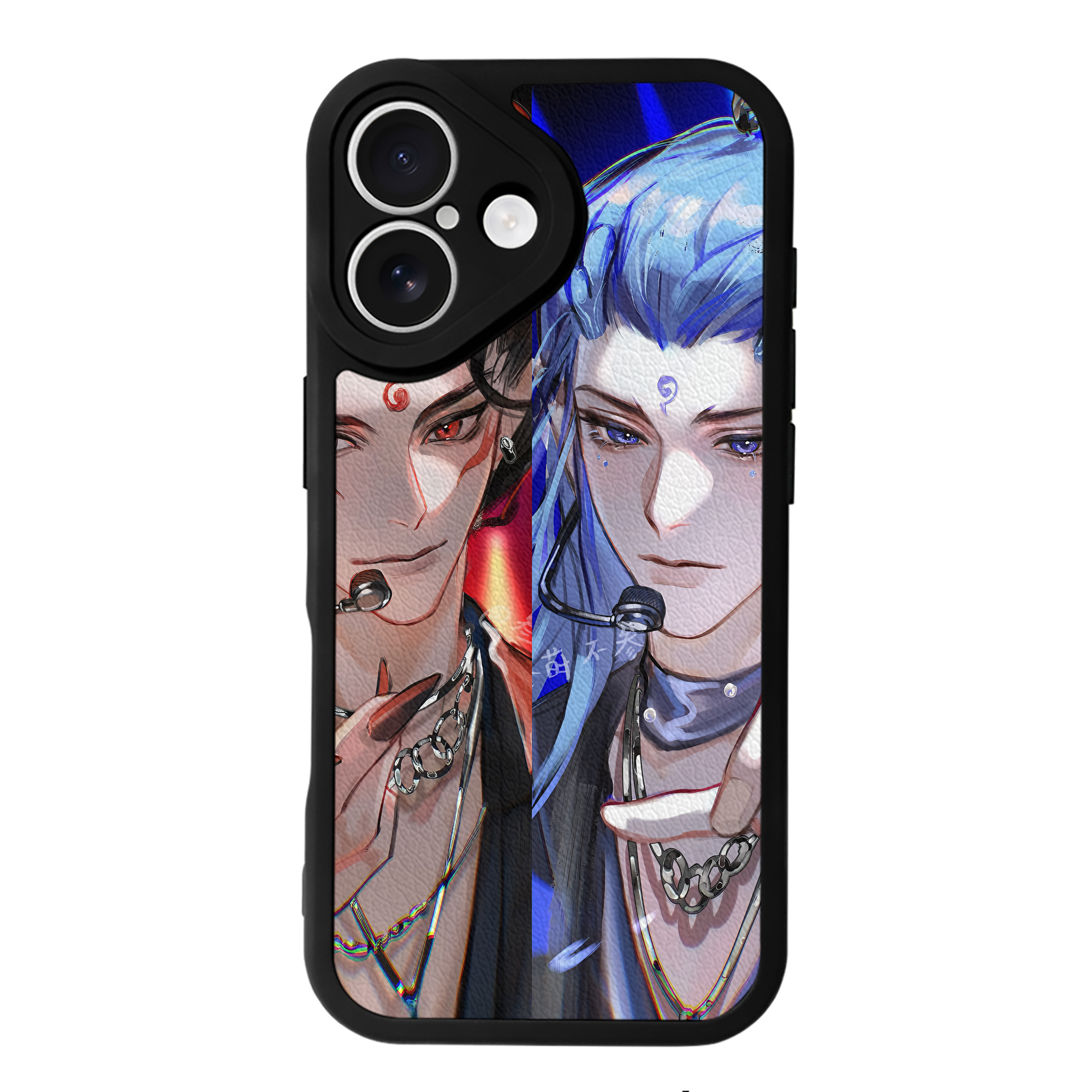 （画像用） Ne Zha 2 ナタ 魔童の大暴れ 【iPhone 16シリーズ対応】シリコンスマホケース（レザー調） 材質：シリコン